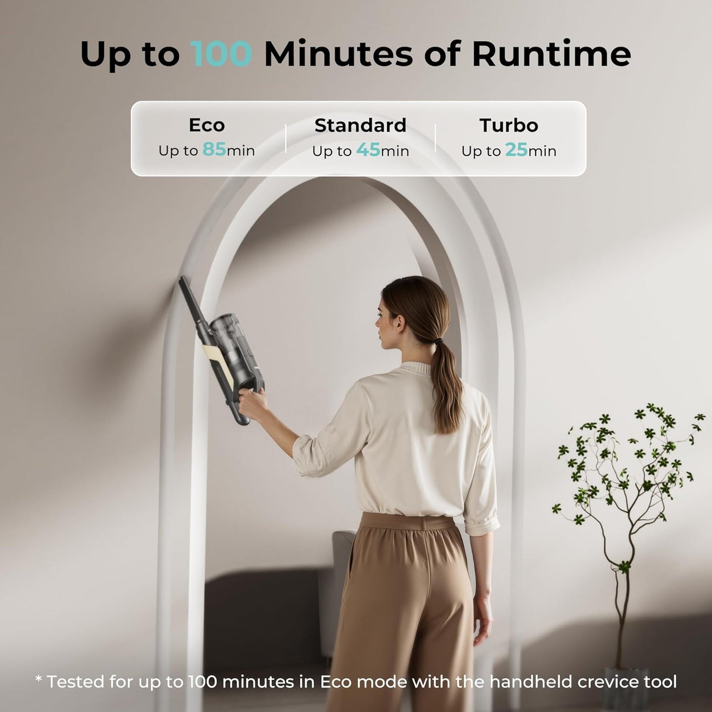 Candy Cordless Stick Vacuum, 650W/250AW CDS-CS0301D(B)US