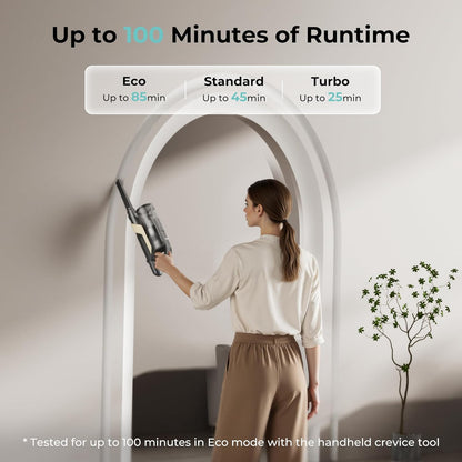 Candy Cordless Stick Vacuum, 650W/250AW CDS-CS0301D(B)US