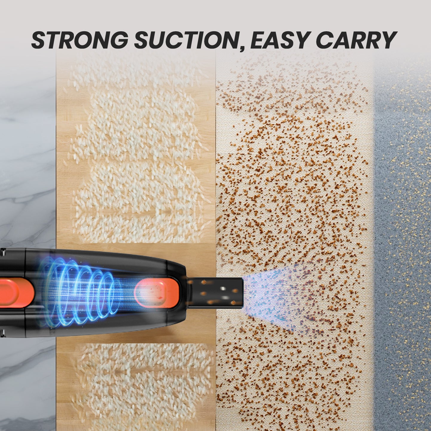 Candy Corded Stick Vacuum Cleaner CSC-S600(B)US