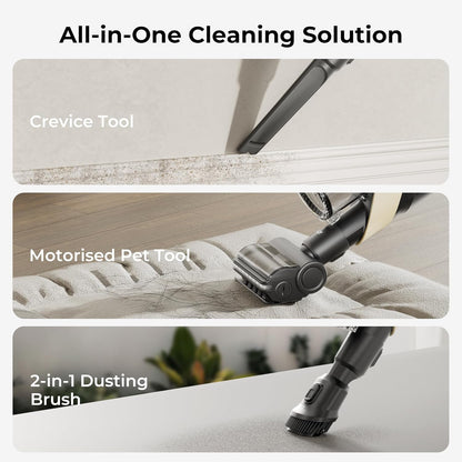 Candy Cordless Stick Vacuum, 650W/250AW CDS-CS0301D(B)US