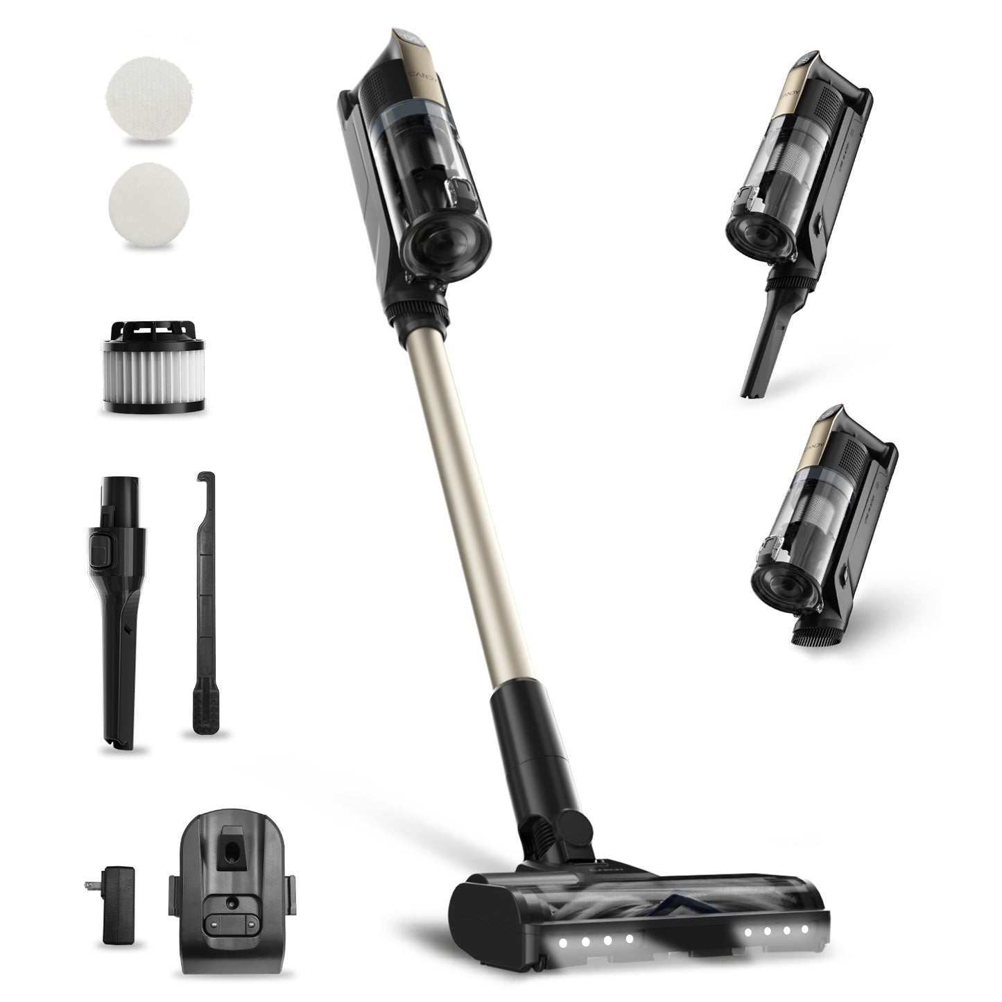 Candy Cordless Stick Vacuum Cleaners，CDS-CS0201D(B)US-HF3