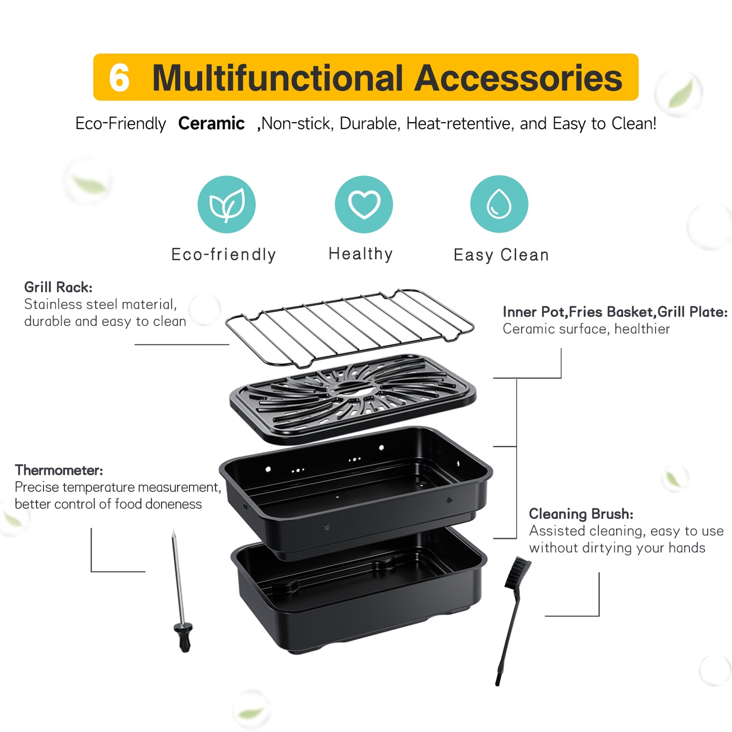 Candy Indoor Grill & Air Fryer CAF-502-US