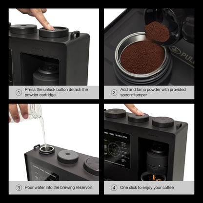 Candy Portable Espresso Machine with Strap LSCF-SA103(B)