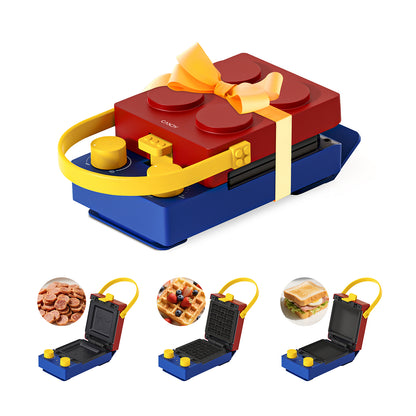 Candy Portable Waffle & Sandwich Maker LSMC-ET02(R)