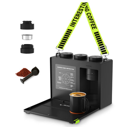 Candy Portable Espresso Machine with Strap LSCF-SA103(B)